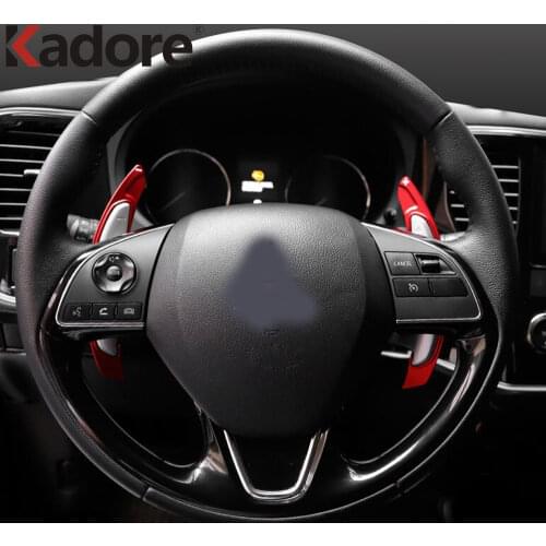 Aluminum Steering Wheel Paddle Shift Gear Extension Shifter Car Accessories For Mitsubishi Outlander/Lancer/Pajero