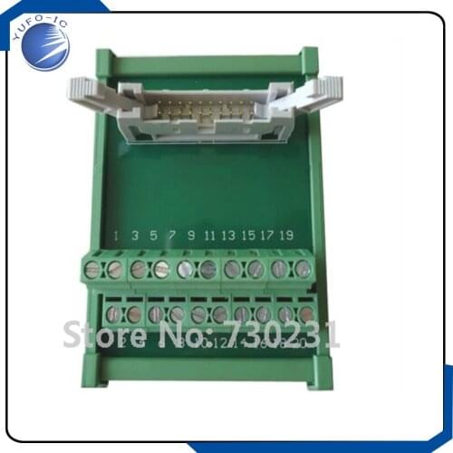 Free Shipping IDC-20 DIN Rail Mounted Interface Module ADAM-3920 PLC relay terminal mm
