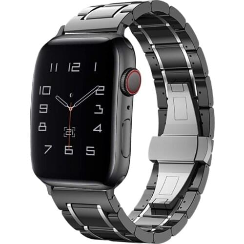 Bracelet for apple watch series 4 5 band 44mm 40mm watchbands for iwatch 3 2 1 strap luxurious ceramics correa pulseira wrist