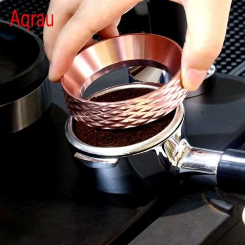 51mm/53mm/58mm Magnet Intelligent Dosing Ring Brewing Bowl Aluminium Alloy Coffee Tamper Powder Espresso Barista Tool Funnel