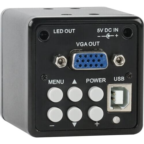 1/3 Inch 2MP VGA/USB CMOS Digital Microscope Camera HD C-Mount Industrial Electronic Soldering Inspection Microscope