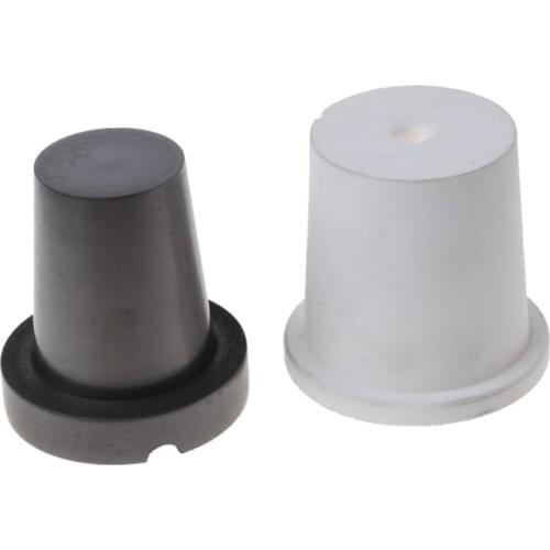 2Pcs 700g Graphite Crucible Quartz Gold Silver Melting Crucible Cup Kit Tools 85LF