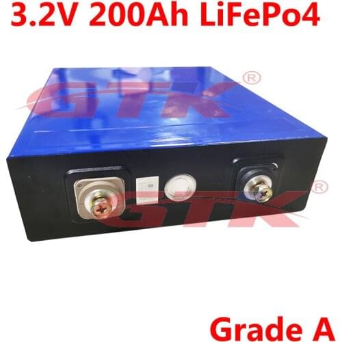 2pcs large capacity Great lifepo4 battery 200ah cell 3.2v 200ah lithium bateria for diy 12v 24v motor homes/inverter battery