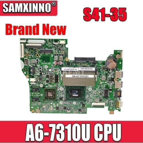 NEW 14235-1 For Lenovo S41-35 laptop motherboard 80JW FRU: 5B20J46036 CPU A6-7310U GPU:R5-330M 2GB DDR3L