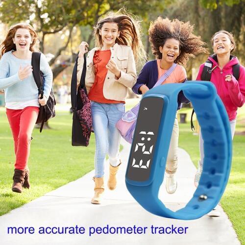 New arrival accurate Pedometer tracker Digital sports SmartWatch LED Children kids Band Fitness Sleep Monitor smart bracelet