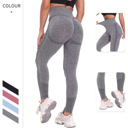 New Women Yoga Seamless Pants Sports Clothes Stretchy High Waist Athletic Exercise Gym Fitness Leggings Activewear Running Pants