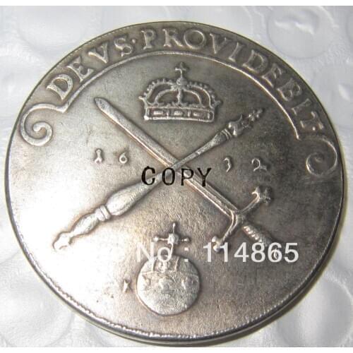 Poland : TALAR - 1632 - THORVNENSIS ( Torun ) COPY -replica coins medal commemorative coins