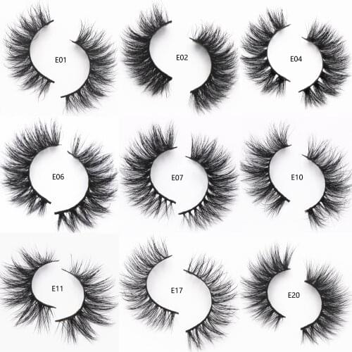 Eyelashes 3D Mink Lash 100% Cruelty Free Handmade Full Stirp Lashes Fluffy Wispy Lashes False Eyelashes Long Dramatic Faux cils