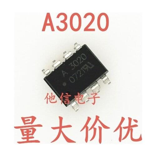 In Stock 100% New&original 5pcs/lot HCPL-3020 A3020 SOP-8 HCPL-3020V A3020V