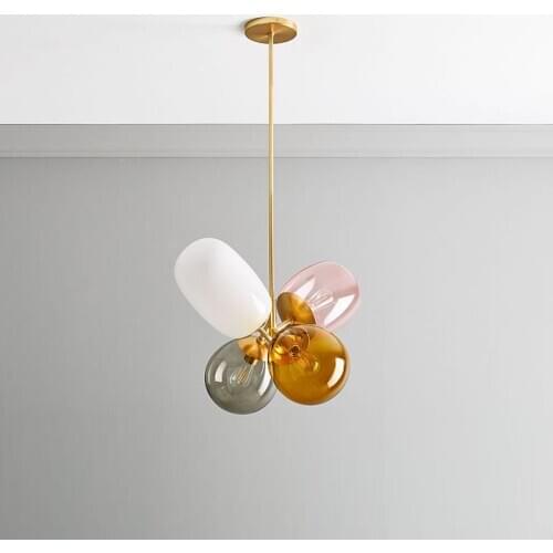 Japan lustre pendente hanging ceiling lamps glass ball restaurant bedroom hanging lamp