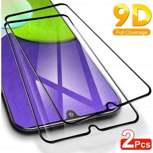 2Pcs Full Cover Tempered Glass For Samsung Galaxy A22 4G Glasses Protective Glas For Sansung Sumsung A 22 6.4" Protection Film