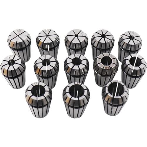 13PCS/Set (1-13mm) ER20 ER Spring Collet Chuck for CNC Engraving Machine Milling Lathe Tool Holder