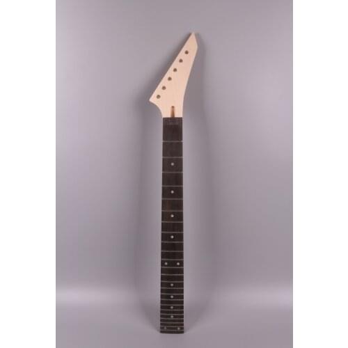 25.5 INCH unfinishede lectric guitar neck 24 fret floyd rose locking nut. maple made and rosewood fingerboard