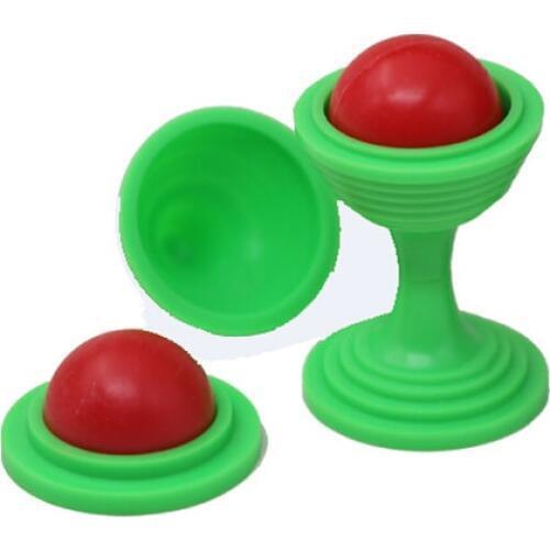 50sets Big Ball And Vase 10cm Height Magic Tricks illusion Props Trucos Magic Kids Children Toy Wholesale YH112