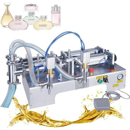Automatic Lotion Bottle Cosmetic Filling Machine Water Beverage Honey Cream Double Head Liquid filling machine