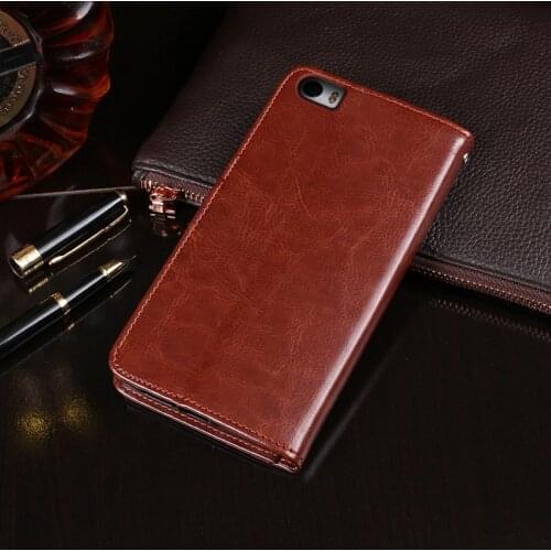 For Xiaomi Mi 5 Case 5.15 inch Magnetic Flip Crazy Horse Pattern Leather Case Xiaomi Mi 5 Case 2015105 Wallet Phone Cover