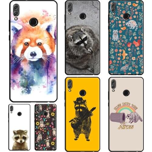 Raccoon Art For Huawei Honor 20 Pro 4C 6C 7C 7A 8A 9A 7S 8S 9S 8X 9X 10i 8 9 10 10X Lite Phone Cover