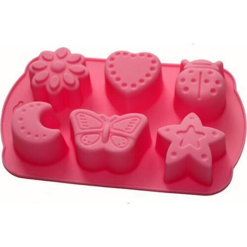 Pasta Maker Soap DIY Mould Star Butterfly Moon Beetle Heart Flower Silicone Mold