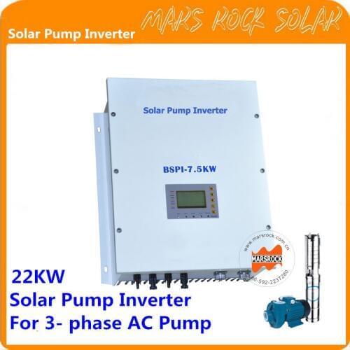 Solar Pump Inverter Professional Design 3-Phase AC Pump Inverter 22KW Customized Inverter