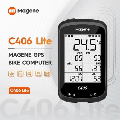 Magene C406 Bike Computer Waterproof GPS Wireless Smart Mountain Road Bicycle Monito Stopwatchring Cycling Data Bicycle xlite