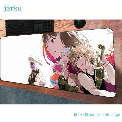 Seven Deadly Sins mouse pads 900x400x3mm thick pad to mouse computer mousepad cute gaming padmouse gamer to keyboard mouse mats
