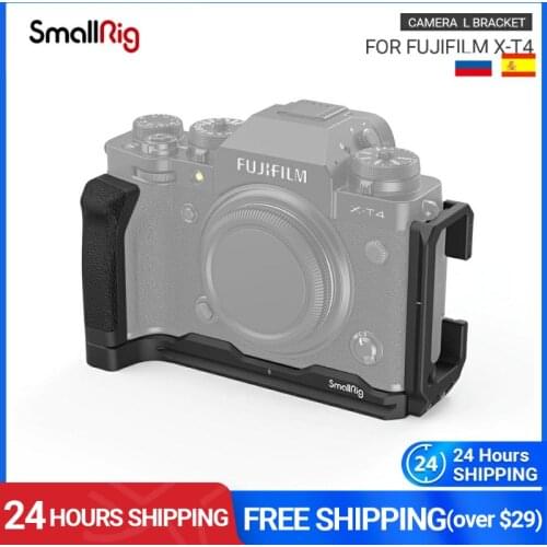 SmallRig X-T4 L Shaped Bracket Plate For FUJIFILM X-T4 Arca-Swiss Standard L Plate Camera Mounting Plate With Side Grip- 2812