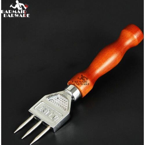 Ice Pick Crusher Crushed Stainless Steel Ice Chisel Ice Removal Ice Pick Crushed Ice Barware Bartender Tools Bar Accessories