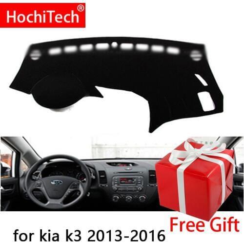 For Kia K3 K 3 2013 2014 2015 2016 2017 Right and Left Hand Drive Car Dashboard Covers Mat Shade Cushion Pad Carpets Accessories