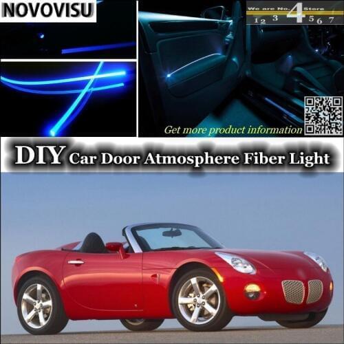 NOVOVISU For Pontiac Solstice 2005~2010 interior Ambient Light Atmosphere Fiber Optic Band Lights Inside Door Panel illumination