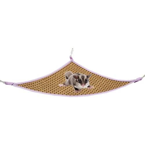 Hamster Cooling Mat Hammock Bed Summer Cooling Platform Swing For Chinchilla Hamster Guinea Pig Squirrels And Small Adaptable
