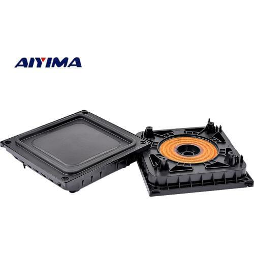 AIYIMA 2Pcs 100x92MM Bass Radiator Passive Rubber Radiator Speaker Diaphragm Vbration Plate For Bluetooth Speaker Accessories