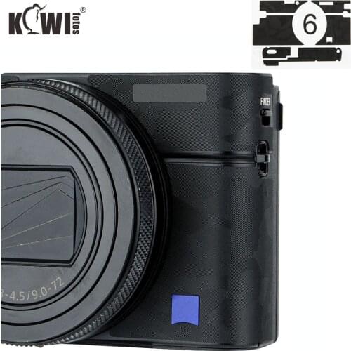 Anti-Scratch Camera Body Cover Skin Film For Sony RX100 VI RX100VI RX100M6 RX100 Mark VI Digital Camera 3M Sticker Shadow Black