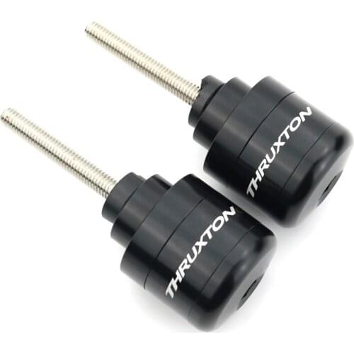 Fit For Triumph Thruxton 900 2004-2019 Handlebar Grips Bar End Cap Motorcycle Handle Grip Bar End Plugs Fit For 7/8' Handlebar