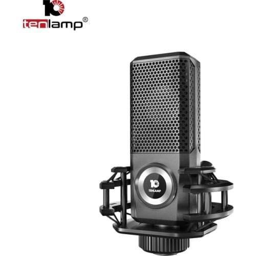 I8 Professional Condenser Microphone For Computer and Phone With Shock Mount For Recording and Play Game Broadcasting Singing
