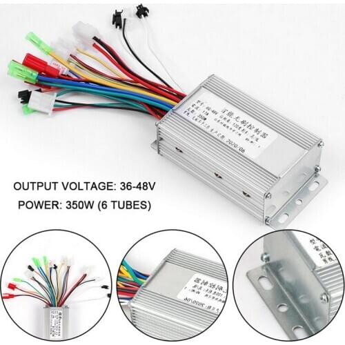 DC 36V/48V 350W Brushless DC Motor Regulator Speed Controller 103x70x35mm For Electric Bicycle E-bike Scooter