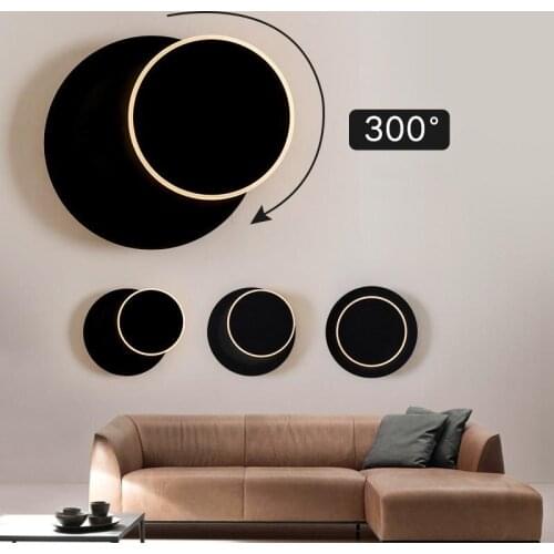 Nordic 300 Degree Rotatable Led Wall Lamp for Home Bedside Lamp Bedroom Living Room Wandlamp Dresser Table Vanity Light