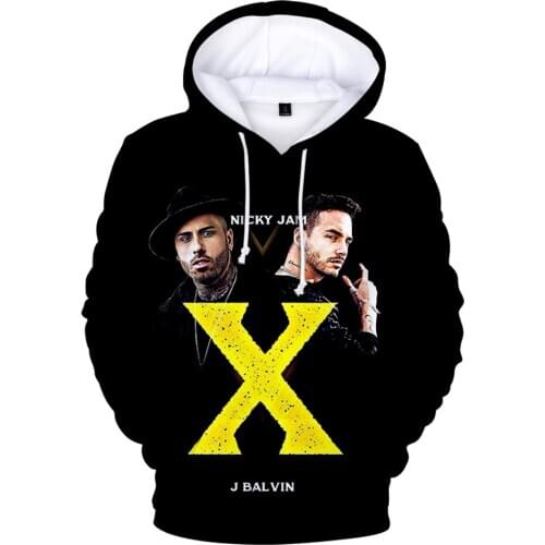 Nicky Jam Hoodies Men/Women Long Sleeve 3D Printed Hoodie Sweatshirt Boys/girls Autumn Winter Nicky Jam Sweatshirt kids Clothes