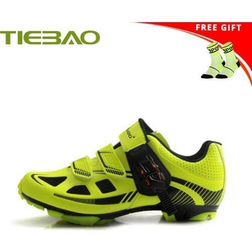 Tiebao Mountain Bike Shoes Mtb Cycling Sneakers Bicicleta Self-locking Breathable SPD Superstar Original Bicycle Mtb Shoes