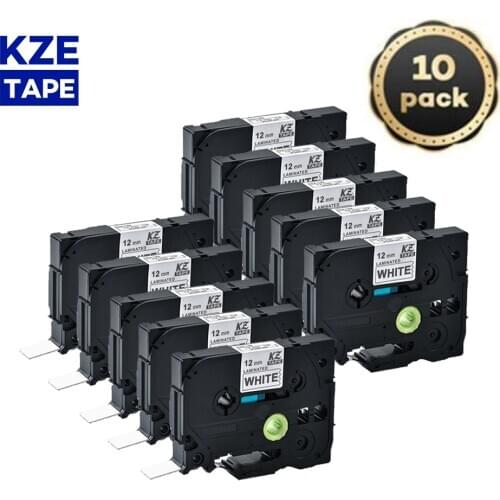 10pcs Compatible Brother tze-231 laminated tze231 tze 231 12mm Multicolor label Tape tz231 for brother p-touch printer