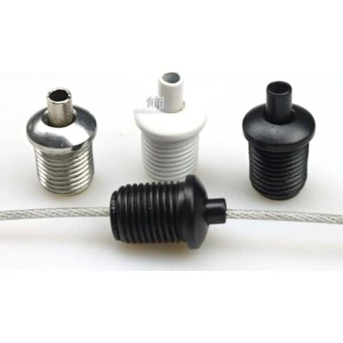 15pcs 70pcs Retractable Head Lamp Hanging Wire Pull Hoist Steel Wire Lock Buckle Down Adjustment M10 Tooth Lighting Accessories