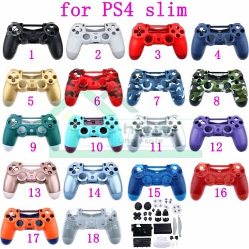 E-house 10pcs Camouflage Housing Shell Case Skin For Playstation 4 Pro PS4 Pro Controller JDM-040 4.0