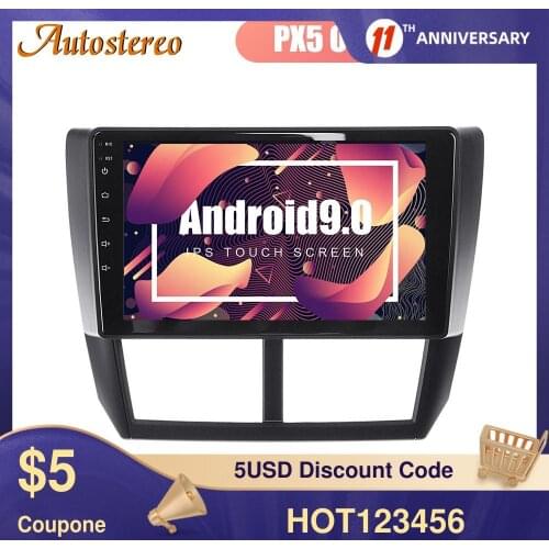 Android 10.0 6+128G Car Radio GPS Multimedia Player Auto For Subaru Forester 2008-2012 Octa Core Navigation Head Unit Fast Boot