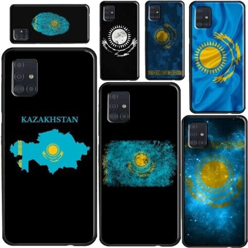 Kazakhstan Flag Case For Samsung Galaxy A50 A70 A51 A71 A20e A21S A31 A11 A01 A40 A10 A30S A7 2018 M21 M31