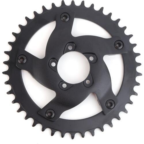 E-bike Bafang 8FUN 48V 1000W BBSHD BBS03B Chainring 42T 44T 46T Chain Wheel Adapter Black Electric Bicycle Conversion Chainwheel