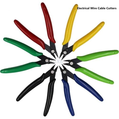Electrical Wire Cable Cutters Cutting Side Snips Flush Pliers Nipper Hand Tools Pliers AXK