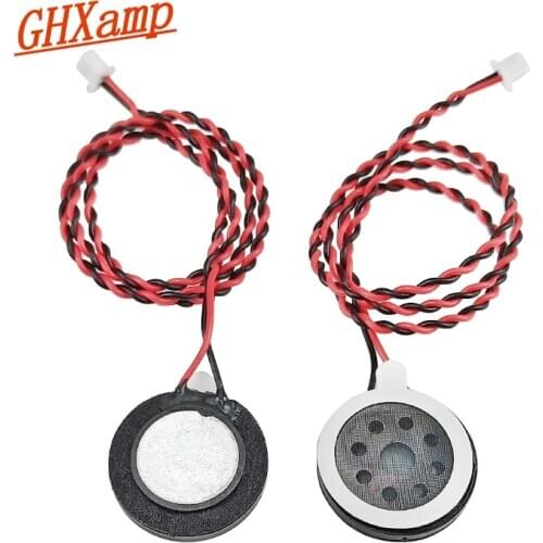 GHXAMP 18mm Small Loudspeaker Full Frequency Speaker 8 ohm 1W For Audio Smart Lock Punch Card Machine Cameras Toys 2pcs