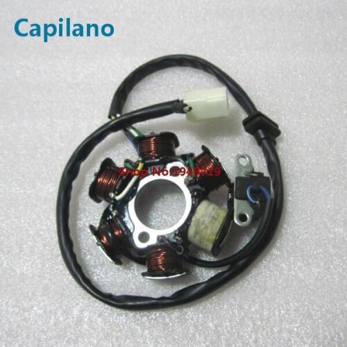 Motorcycle scooter inner rotor kit ignition stator magneto coil C100 for Honda clasic 100cc C 100 in 6 pole