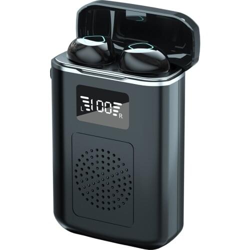 M6 TWS Bluetooth 5.1 Earphones In-ear Earbuds Super Large Charging Compartment Capacity 4000mAh Headset With Speaker and LED