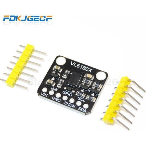 1PCS VL6180 VL6180X Range Finder Optical Ranging Sensor Module for Arduino I2C Interface 3.3V 5V gesture recognition