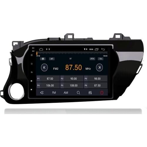 New come! Android 10 car radio 2 din for Toyota Hilux 2016 - 2019 auto DVD on-board computer Navigation GPS AUDIO head unit
